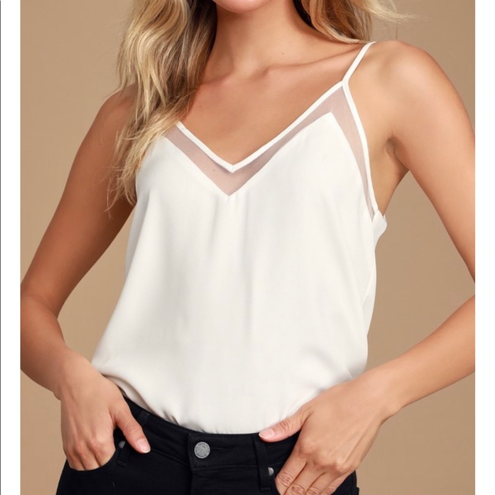 SOLD Lulus Sweet Mesh Tank
